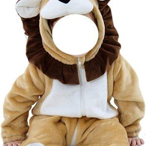 Halloween Costume - Boy's Girl's Lion Toddler's Jumpsuit (size 6-12 months)